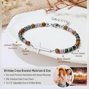 NWT Tony & Sandy Cross Bracelet